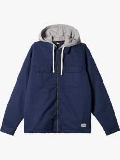 Quiksilver New Aitor Hooded Jacket Naval Academy Hot