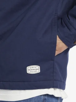 Quiksilver New Aitor Hooded Jacket Naval Academy Hot