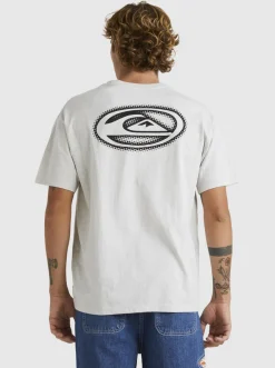 Quiksilver New Instinct Short Sleeve Stn T-Shirt Snow Heather Store