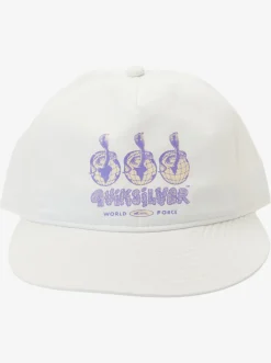 Quiksilver Nylo Cap Snapback Hat Snow White Shop