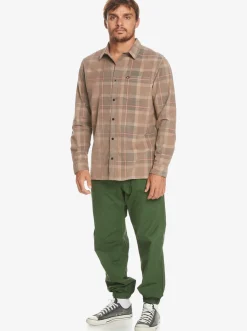 Quiksilver Oakenhead Long Sleeve Shirt Fossil Oakenhead Outlet