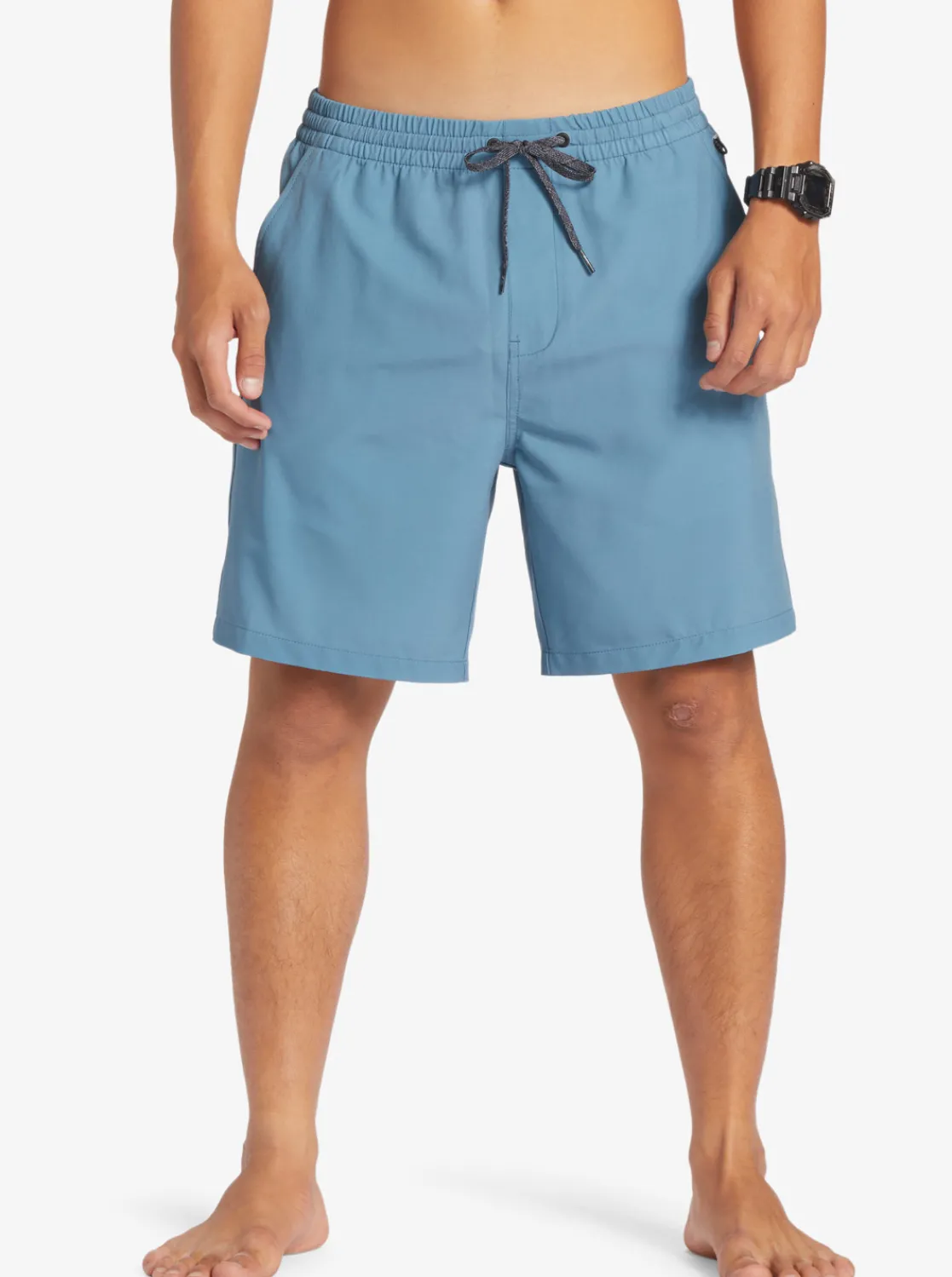 Quiksilver Ocean Elastic Waist 18" Amphibian Shorts Aegean Blue Cheap