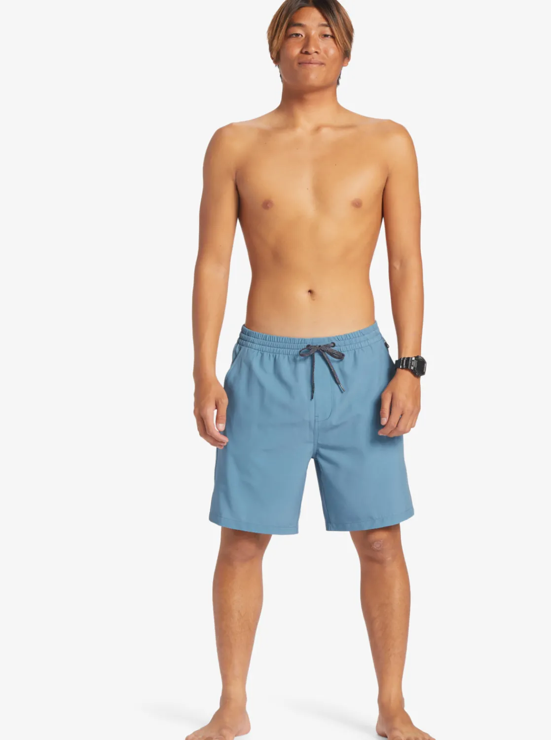 Quiksilver Ocean Elastic Waist 18" Amphibian Shorts Aegean Blue Cheap