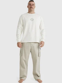Quiksilver Off Grid Long Sleeve T-Shirt Snow White Best Sale