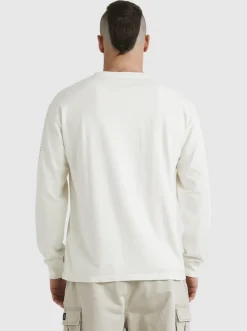 Quiksilver Off Grid Long Sleeve T-Shirt Snow White Best Sale