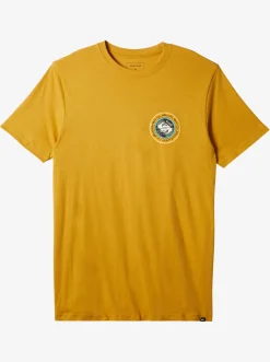 Quiksilver Omni Circle T-Shirt Mustard Best