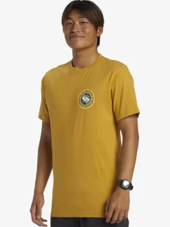 Quiksilver Omni Circle T-Shirt Mustard Best