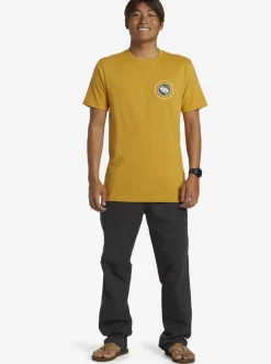Quiksilver Omni Circle T-Shirt Mustard Best