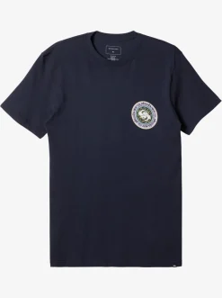 Quiksilver Omni Circle T-Shirt Navy Blazer Flash Sale