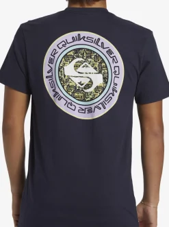 Quiksilver Omni Circle T-Shirt Navy Blazer Flash Sale