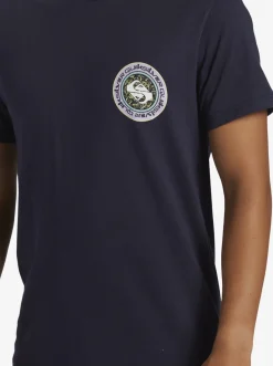 Quiksilver Omni Circle T-Shirt Navy Blazer Flash Sale