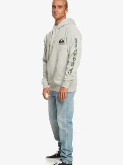 Quiksilver Omni Logo Hoodie Athletic Heather Hot