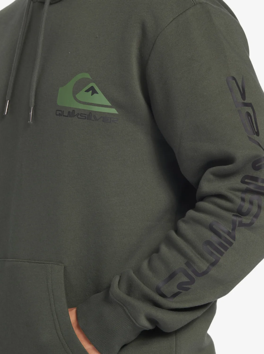 Quiksilver Omni Logo Hoodie Climbing Ivy Best Sale