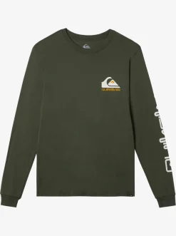 Quiksilver Omni Logo Long Sleeve T-Shirt Climbing Ivy Best Sale