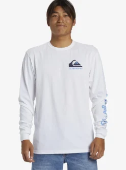 Quiksilver Omni Logo Long Sleeve T-Shirt White Best