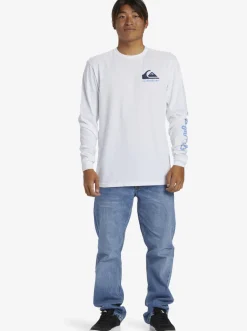 Quiksilver Omni Logo Long Sleeve T-Shirt White Best
