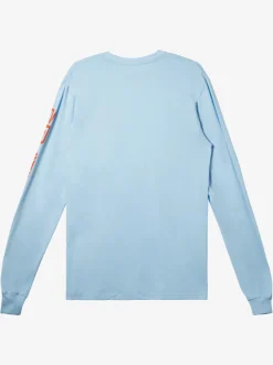 Quiksilver Omni Logo Long Sleeve T-Shirt Clear Sky Cheap