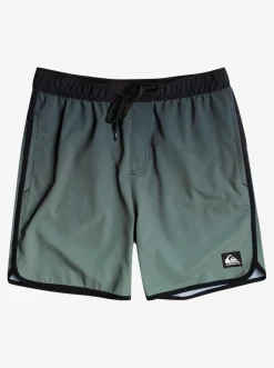 Quiksilver Omni Scallop 17" Amphibian Boardshorts Laurel Wreath Hot
