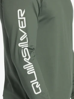 Quiksilver Omni Session Long Sleeve Upf 50 Surf T-Shirt Laurel Wreath Online