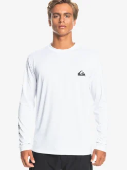 Quiksilver Omni Session Long Sleeve Upf 50 Surf T-Shirt White Best Sale