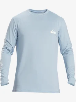 Quiksilver Omni Session Long Sleeve Upf 50 Surf T-Shirt Celestial Blue Fashion