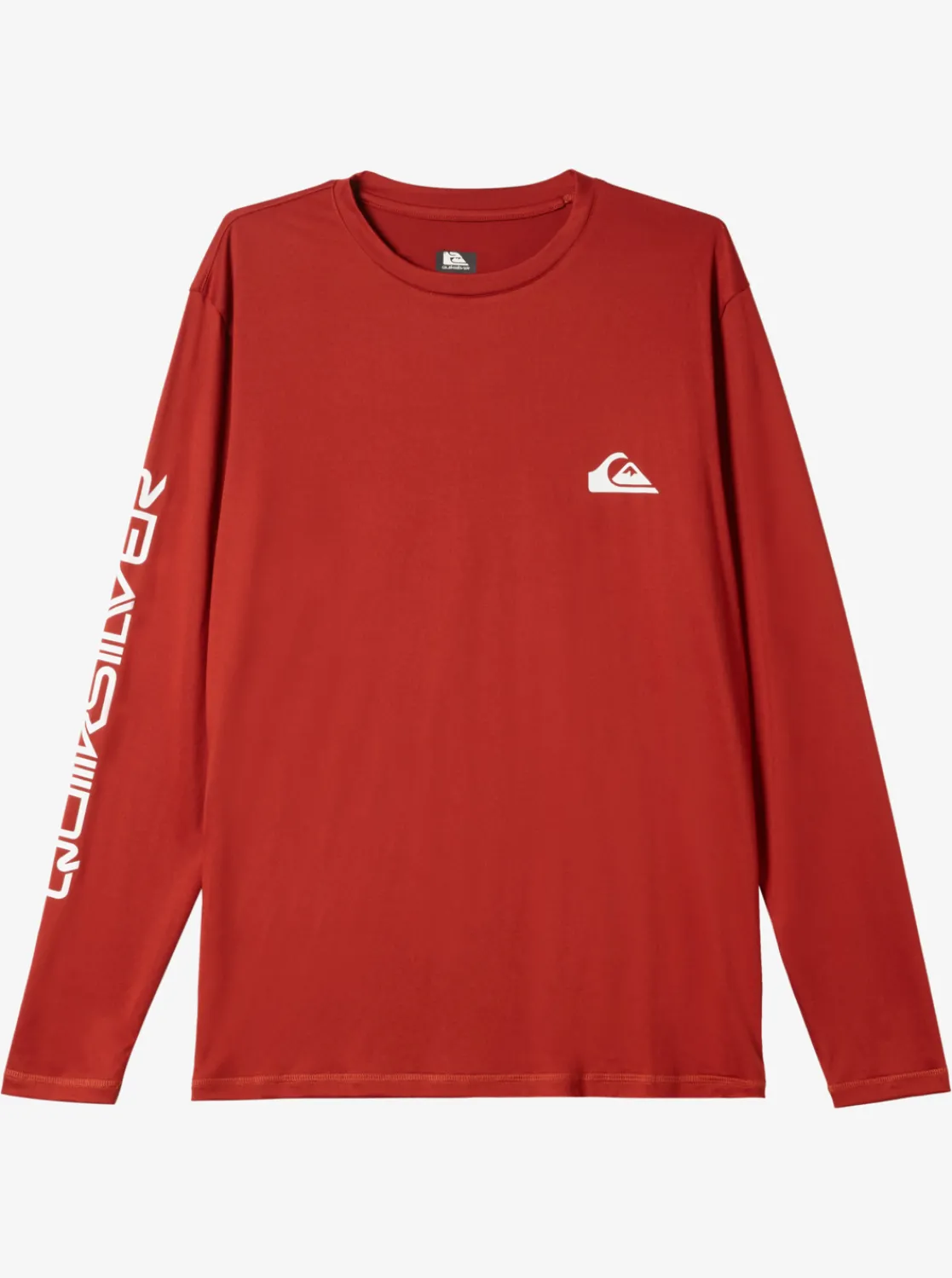 Quiksilver Omni Session Long Sleeve Upf 50 Surf T-Shirt Red Ochre Shop