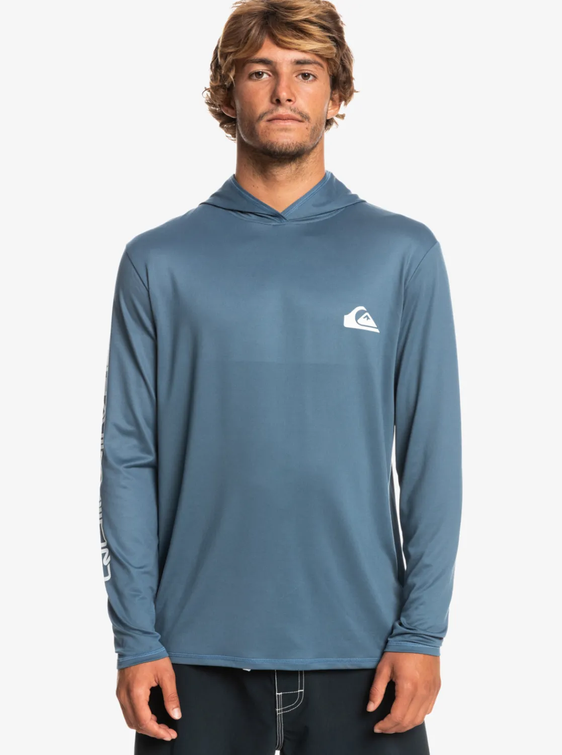 Quiksilver Omni Session Upf 50 Long Sleeve Surf Tee Bering Sea New