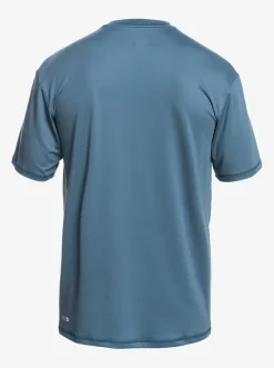 Quiksilver Omni Session Upf 50 Short Sleeve Surf Tee Bering Sea New