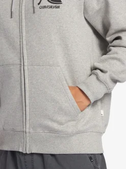 Quiksilver Original Zip-Up Sweatshirt Athletic Heather Cheap