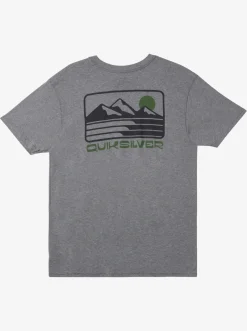 Quiksilver Outer Island Mod T-Shirt Medium Grey Heather Outlet