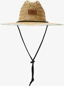 Quiksilver Outsider Straw Lifeguard Hat Birch Outlet