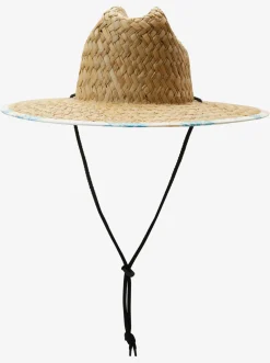 Quiksilver Outsider Straw Lifeguard Hat Birch Outlet