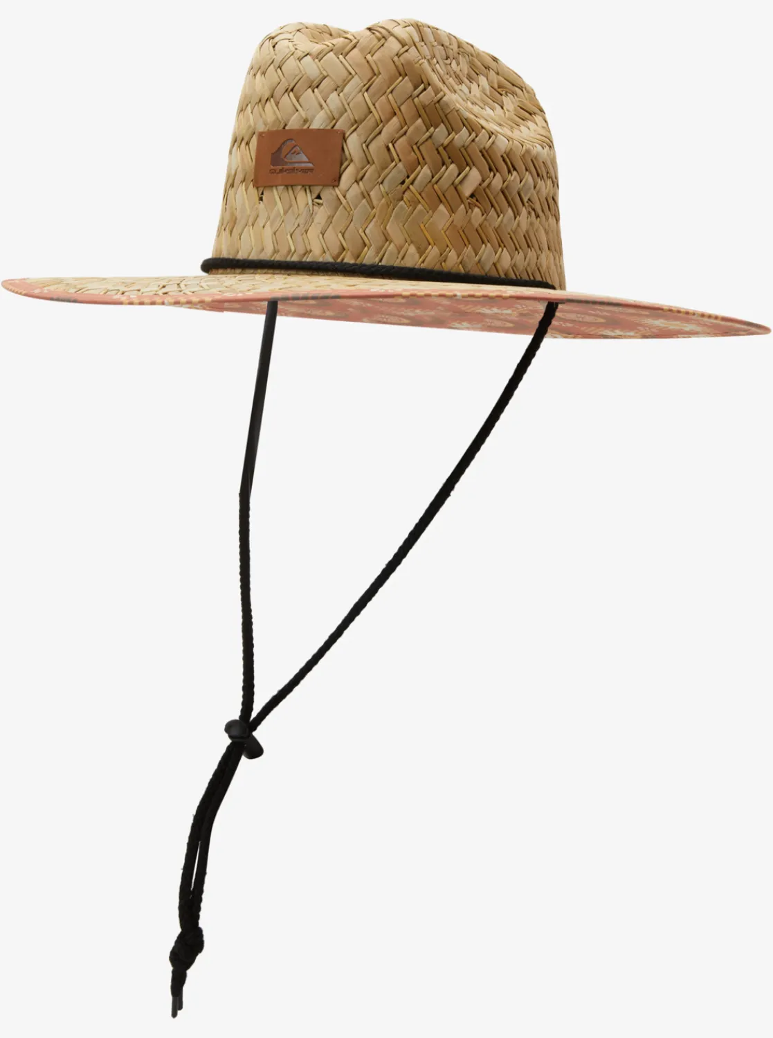 Quiksilver Outsider Straw Lifeguard Hat Baked Clay Fashion