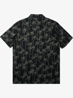 Quiksilver Painted Palm Short Sleeve Shirt Laurel Wreath Painted Palms Best Sale