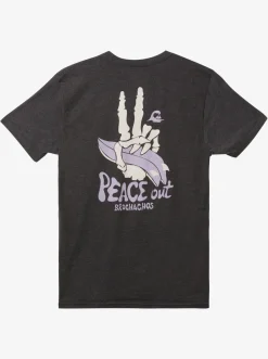 Quiksilver Peace Out T-Shirt Charcoal Heather Online