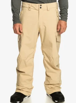 Quiksilver Porter Insulated Snow Pants Pale Khaki Cheap