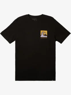 Quiksilver Quik Blocks T-Shirt Black Clearance