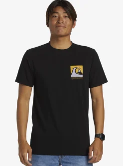 Quiksilver Quik Blocks T-Shirt Black Clearance