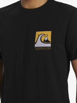 Quiksilver Quik Blocks T-Shirt Black Clearance
