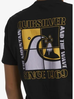 Quiksilver Quik Blocks T-Shirt Black Clearance