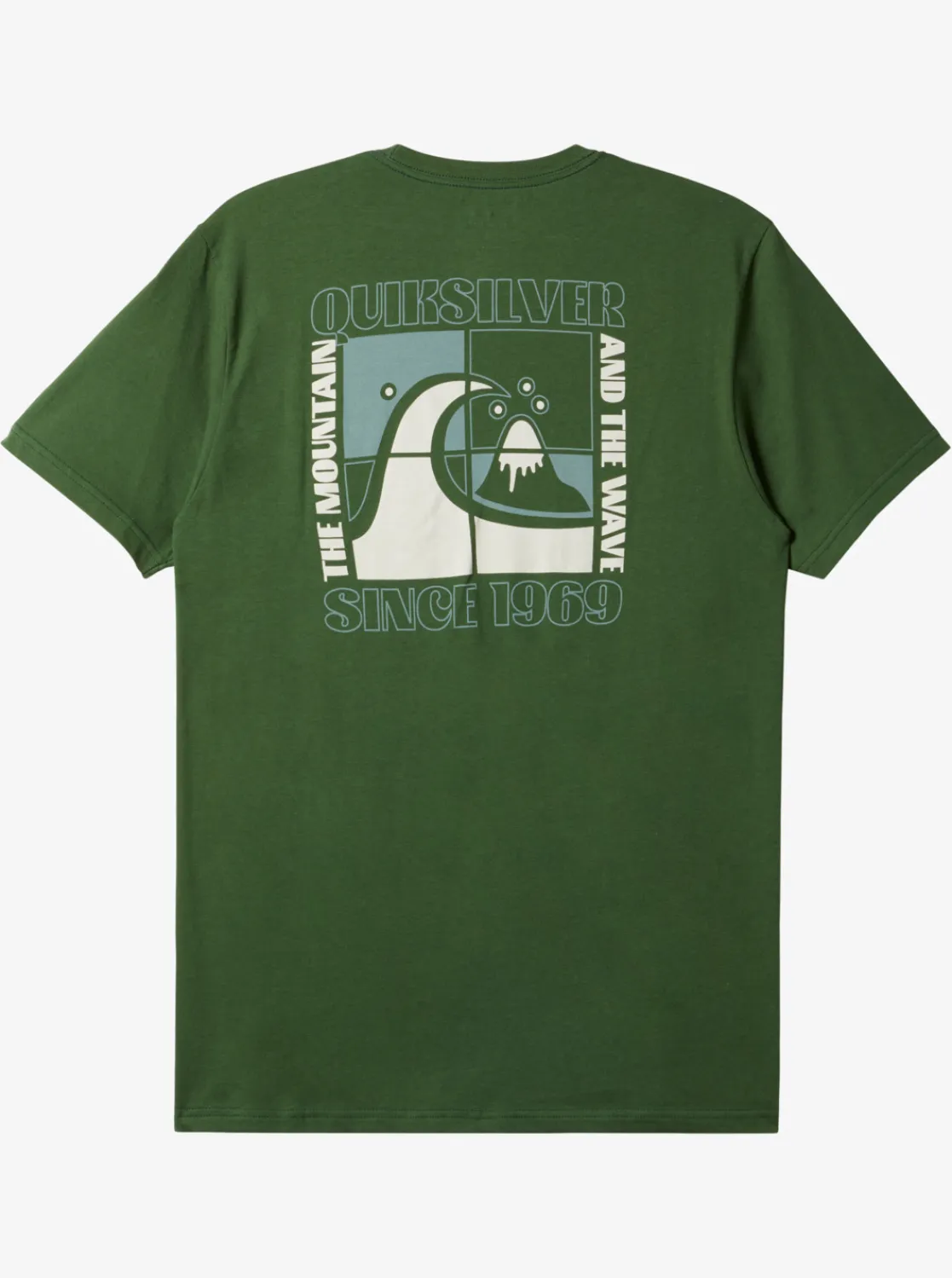 Quiksilver Quik Blocks T-Shirt Greener Pastures Cheap