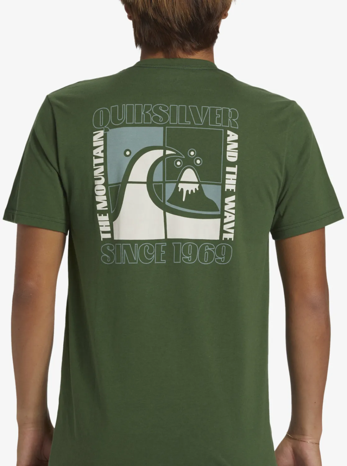 Quiksilver Quik Blocks T-Shirt Greener Pastures Cheap