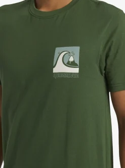 Quiksilver Quik Blocks T-Shirt Greener Pastures Cheap