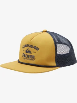 Quiksilver X Pacifico Cervesa Trucker Hat Goldie Clearance