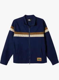 Quiksilver X Saturdays Nyc Cotton Zip-Up Jacket Ocean New