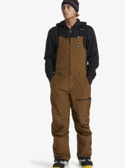 Quiksilver X Saturdays Nyc Technical Snow Bib Pants Sepia Best Sale