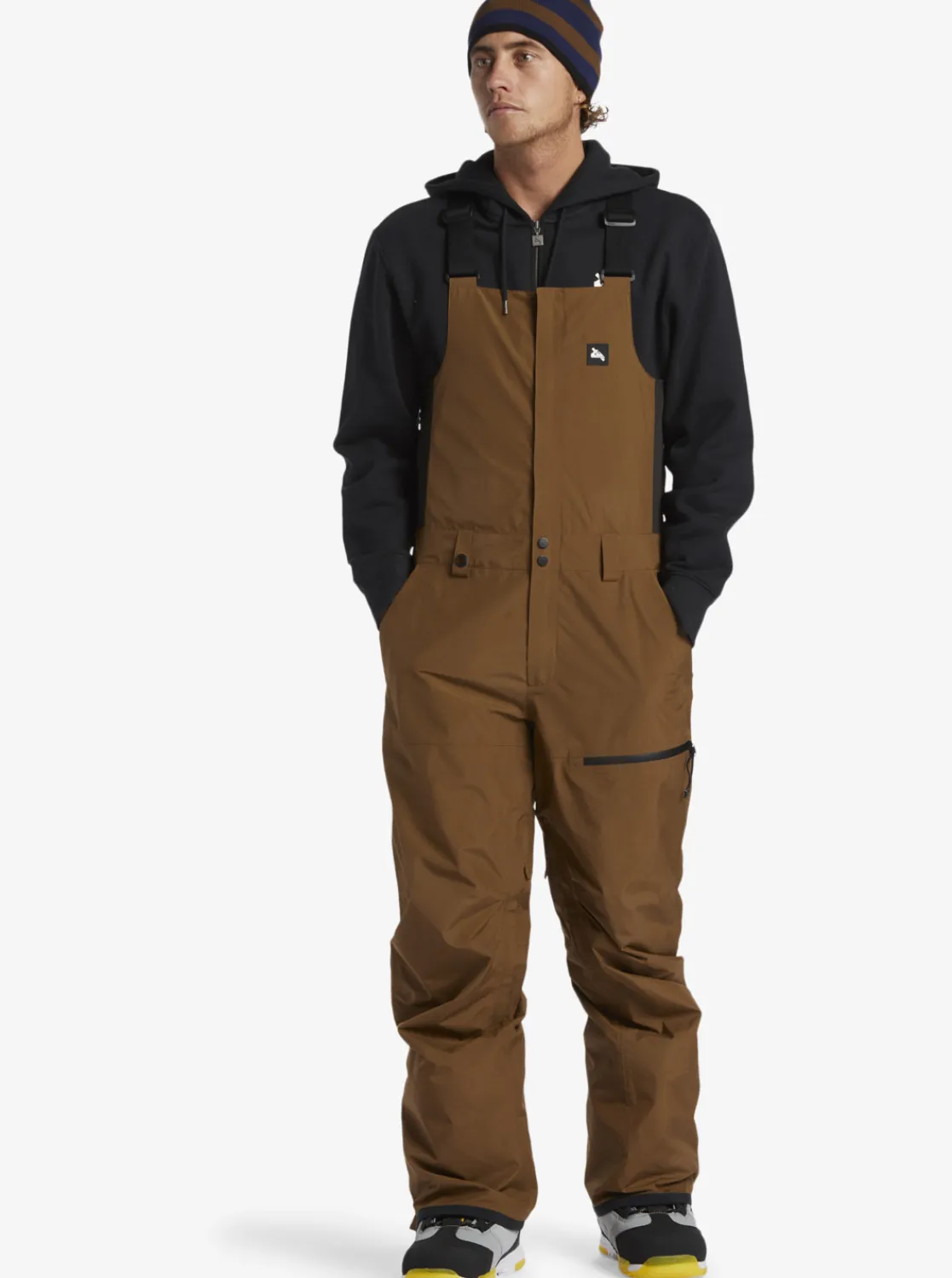 Quiksilver X Saturdays Nyc Technical Snow Bib Pants Sepia Best Sale