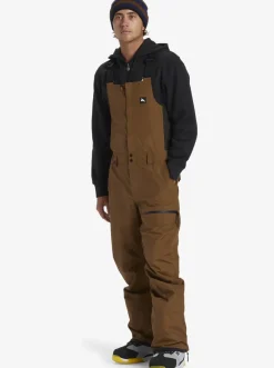Quiksilver X Saturdays Nyc Technical Snow Bib Pants Sepia Best Sale