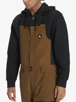 Quiksilver X Saturdays Nyc Technical Snow Bib Pants Sepia Best Sale
