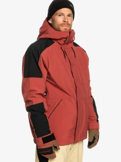 Quiksilver Radicalo Technical Snow Jacket Marsala Hot
